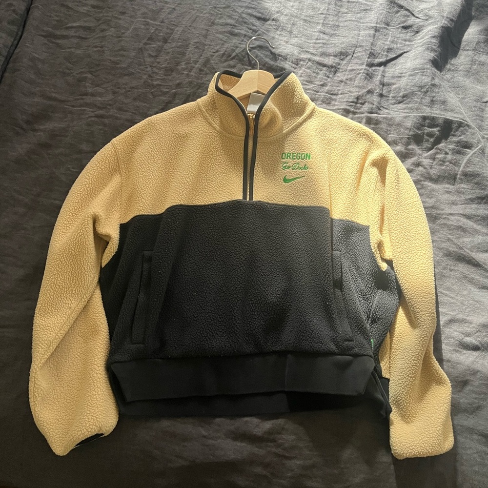 University of Oregon Nike 3/4 Zip Fleece